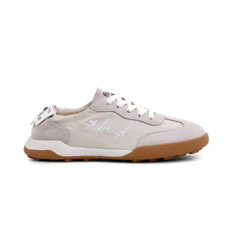 Premium Cowhide Edition~ Ballet Women's New Autumn Breathable Leisure Sports Versatile Little White Shoes
