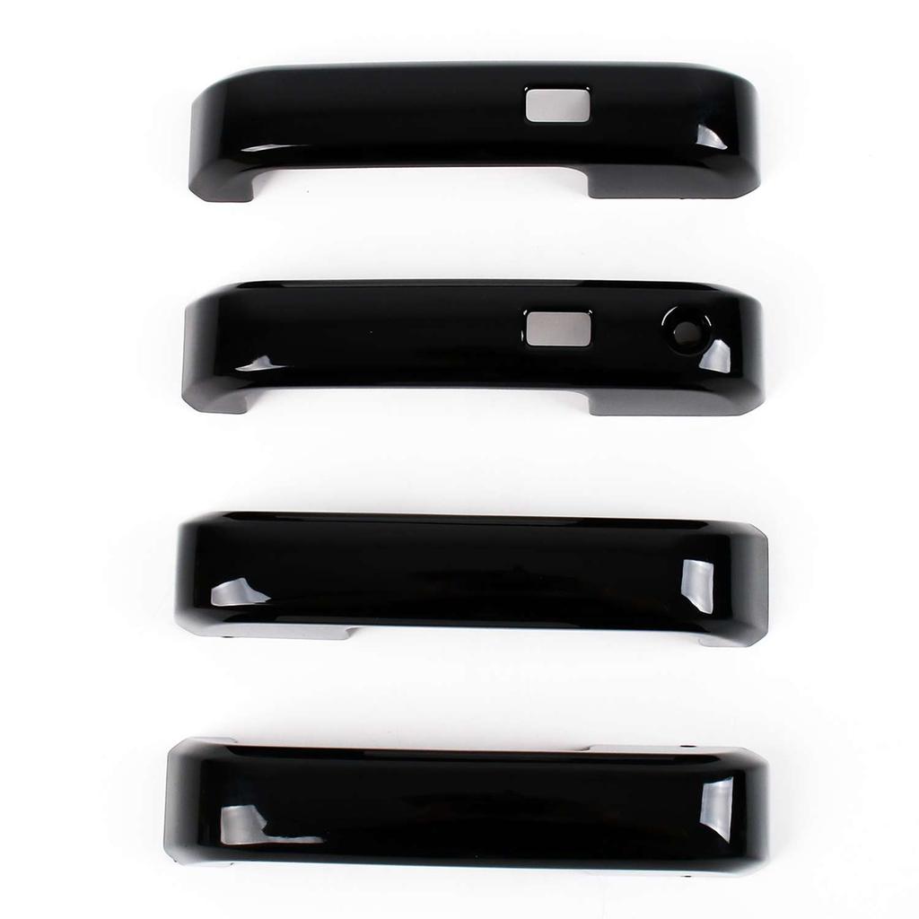 For Ford F150 F-150 2015 2016 2017 2018 ABS Glossy Black Door Handle Cover Trims Decoration Sticker Car Accessories