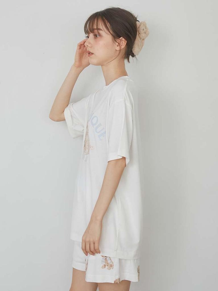 Gelato Pique Toy Poodle OWHT Free Size One-Point T-Shirt (PWCT251303) Women's