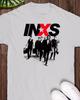 Camiseta Blanca de Algodón con Miembros de la Banda INXS Tallas Completas S-5XL