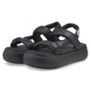PUMA Women's Black Suede Mayu Nimbus Sandals 383379-02