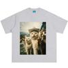 Funny Cat Meme Tshirt Unisex Unisex Hiphop Punk Tshirts Shortsleeved Fashion Loose Casual Cotton Summer Oversized Tshirts