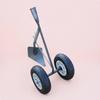 Manual Double Wheel Garden Plow Effort Saving Push Tiller Easy To Replace Heads Hand