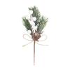 Red Stems Branches Christmas Berries Decor Artificial  Cones Branch Craft Wreath Pick