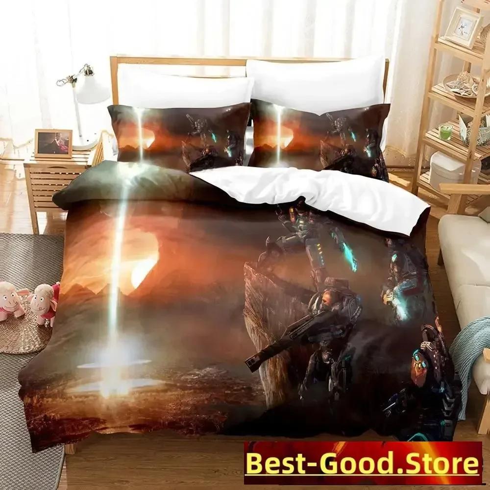 

Comforter Game Red Solstice 2 Bedding Set Single Twin Full Queen King Size Bed Set Adult Kid Bedroom S Anime Bed Comforter (quilt)-EU Single(135*200cm)3pcs