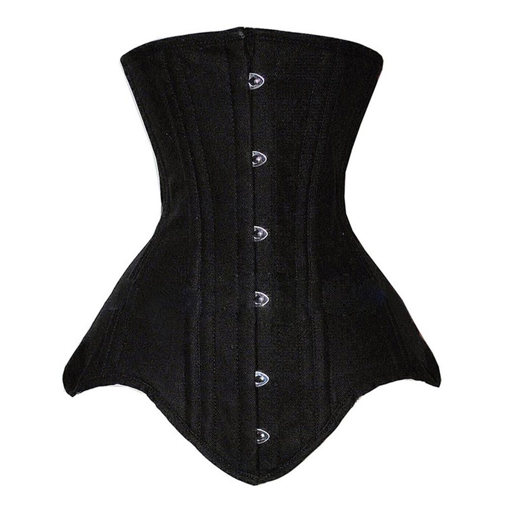Gothic Solid Color Lift Up Female Waist Corset Wide Polyester Belt Women Fashion Slimming Waistband Adjustable Corsets