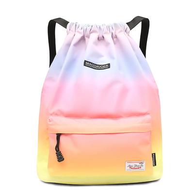 Tasche Sommer Wasserdichte Sporttasche Sporttasche Reise Kordelzugtasche Outdoor-Tasche Rucksack für Training Schwimmen Fitness Taschen Softback
