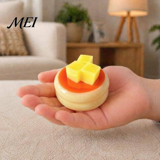 Soft Fruit Souffle Toys Squeeze Toy for Stress Relief, Slow Rising Fake Dessert Sensory Relaxing Toy, Simulated Food Pinch Fidget Kids Adults
