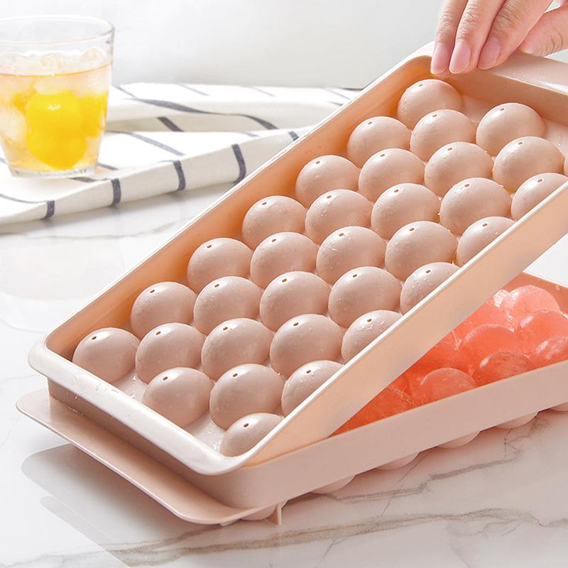 18/33 Grid Silicone Mold Ice Tray Ice Mould Home Bar Cooler Tools Party Use Round Ball Chocolate Mold Kitchen DIY Ice Cube Maker