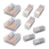 Underwear Storage, Underwear Storage Case, Underwear Storage Box, Accessory Storage, 9-piece Set (white)