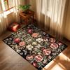 Pomegranate Flower Carpet Retro Baroque Style Entrance Carpet Bohemian Style Bedroom Warm Atmosphere Decorative Rug