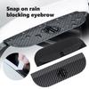 2pcs Car Rearview Mirror Rain Eyebrow Rainproof Visor Shade Cover For MG HS ZS GS 3 5 6 7 Hector TF GT ZR FF1