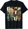 Western Cowgirl Vintage Cowboy Boots Western Turquoise T-Shirt Unisex T-Shirt Unisex T-Shirt
