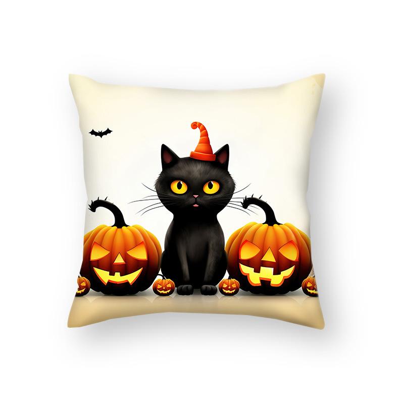Neue Kürbis Halloween Dekoration Cartoon Kissenbezug Feiertag Wohnzimmer Sofa Schlafzimmer Bettseite Rückenkissen