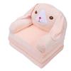 Foldable Kids Sofa Pink Dog Sponge Pull Out Kids Couch Soft Children Flip Open Sofa Bed for Home Hotel Kindergarten 3