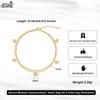 EFFIE QUEEN Women's Dainty Double Layered Chain Anklets Jewelry 925 Pure Silver Minimalist Round Pendants Anklet Foot Chain SA64