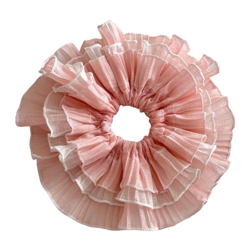 Lace Hair Rope Hair Bun Scrunchies Elastic Hair Rope Big Hair Scrunchy Vintage HairBands Female Accessories