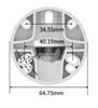 Yuanhuang 24V LED Alarm Indicator Light: Multi-Layer, Three-Color, Anti-Interference, with Audible and Visual Alerts