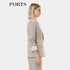 Ports Women's Striped Long Sleeve Jacket LQ8J079VFF016