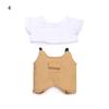 20CM Doll Clothes Tooling Style Vest Shorts Tight Fitting Uniform Knitted Sweater Overalls Suit For Idol Dolls Accessories