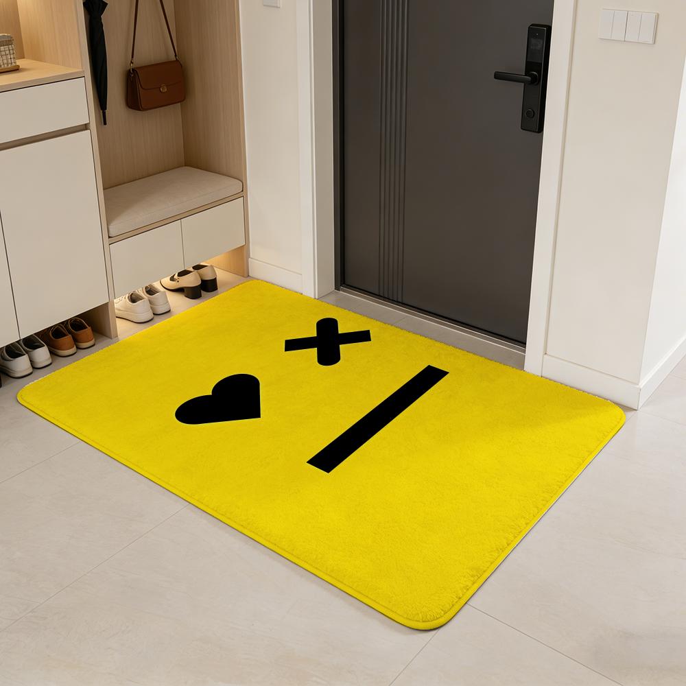 Hilarious G-Gintama Floor Mat Flannel Door Mat Non-Slip Absorbent Washable Indoor Home Rug