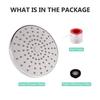 High Pressure  6 Inch Shower Head Luxury Rain Shower Head for Bathroom Home Hotel