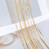 2Meters Multi-Style Stainless Steel Gold Color Link Chain for DIY Women Man Bracelet Necklace Chains Jewelry Making Accessories