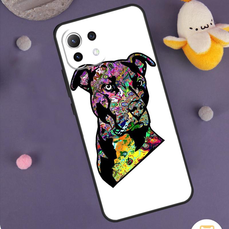 Pit Bull Lovely Pet Dog Pitbull Case For Xiaomi 15 14 Ultra 13T 14T 15T 17 Pro Max POCO F8 Ultra F5 F6 F7 X5 X6 X7 Pro Cover
