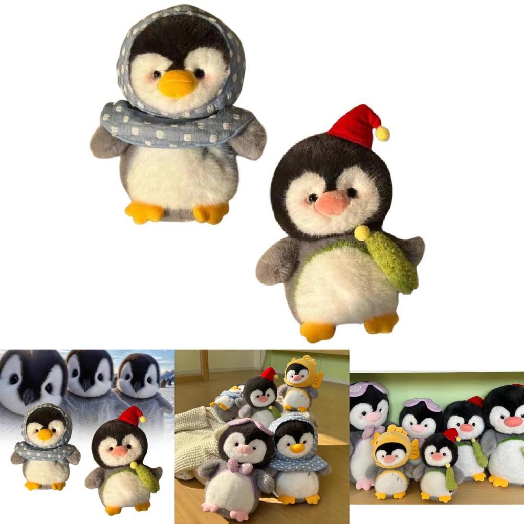 Adorable Penguin Happy House Plush Toy Doll Perfect For Holiday Gifts And Prizes