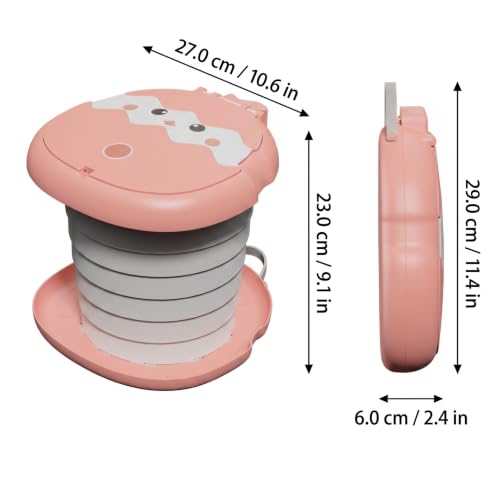 Portable Toddler Potty Training Toilet, 6 Adjustable Heights, Holds Up To 50kg, Includes Carry Bag & 20 Disposable Liners, Style2