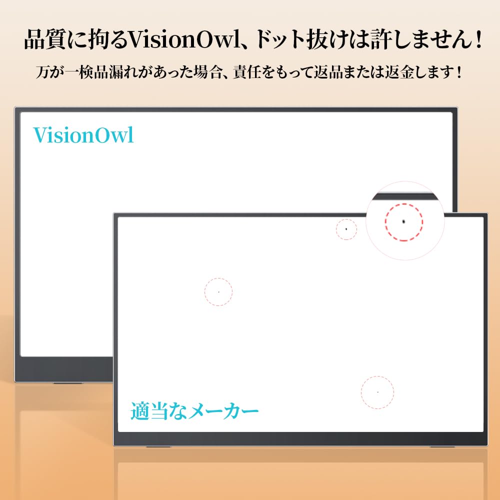 VisionOwl Mobile with Storage Matte IPS 1920x1080 FHD HDR HDMI Compatible with and Monitor, 15.6-inch, Freestanding, Case, Anti-Fingerprint Finish,
