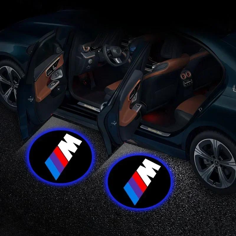 2 Stück LED Auto Tür Willkommensleuchten BMW Logo Projektorlampe Für BMW 1 2 3 4 5 7 Serie X1 X3 X4 X5 X6 X7 F10 F15 F16 F20 F30 F18