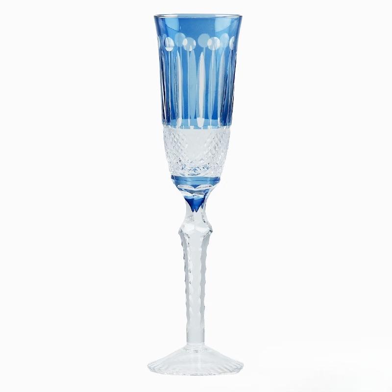 Edo Kiriko Handmade Crystal Wine Glass