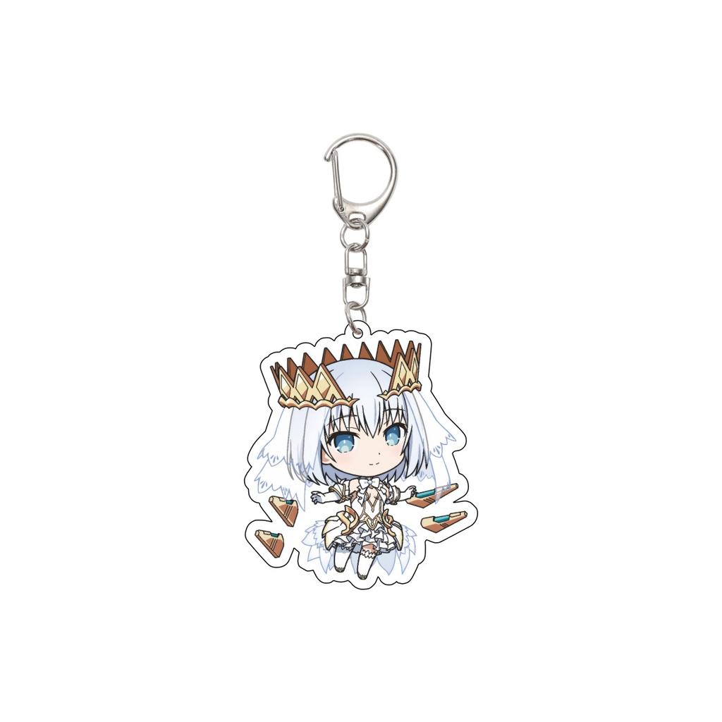 55MM Anime DATE A LIVE Keychain Itsuka Shido/Yatogami Tohka/Yatogami Tenka Key Chain Acrylic Model Plate Christmas Gifts