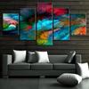 Large Interior 5 Panel  Canvas Wall Art For Home Decor