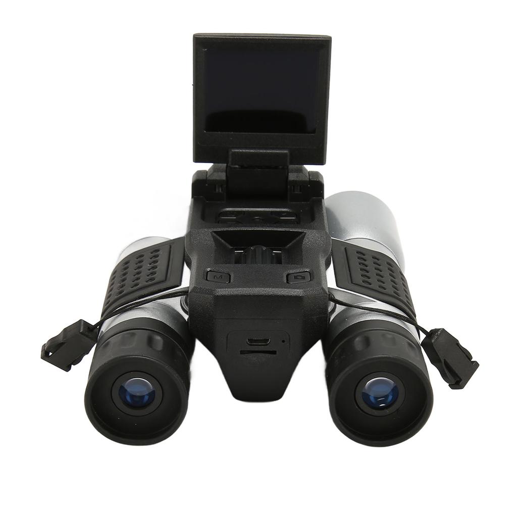 Digital Camera Binocular 12x Optical Zoom 2.0 Inch HD Screen 1080P HD Telescope Camera for Watching Bird Football Game