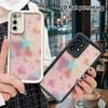 Phone Case: 2D Flat Samsung Galaxy A34 A35 M05 M06 S20 S22 S21 FE Plus 5G Protective Case, Rainbow Layers, Perfect Christmas and Halloween Holiday Gif