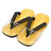 Aiai Rain Geta Sandals with Urethane Made In for and with Leather Toe Rain and Snow Size Saaya Pattern Men's Soles, Japan, Priests, Temples, Shrines,