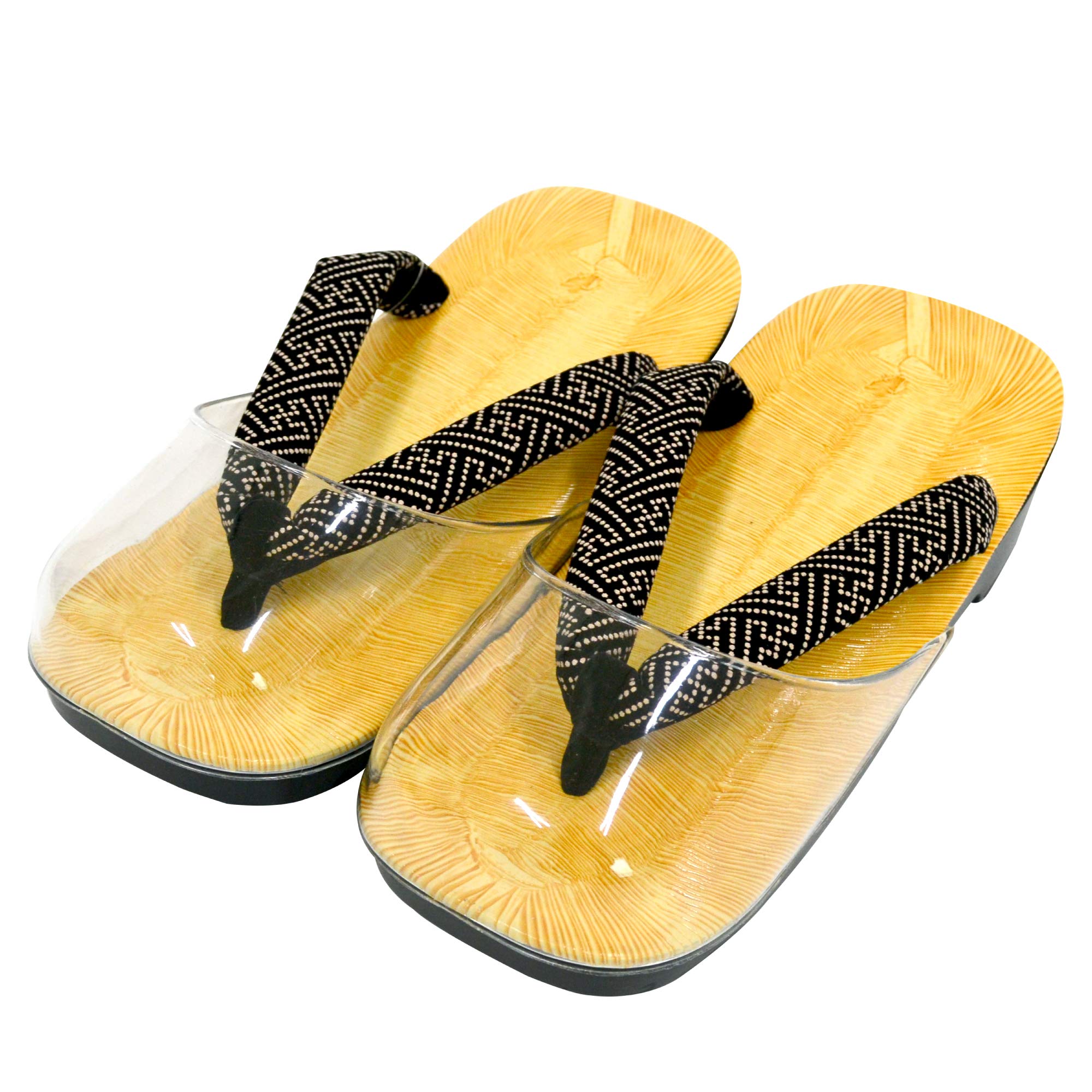 

Aiai Rain Geta Sandals with Urethane Made in for and with Leather Toe Rain and Snow Size Saaya Pattern Men s Soles, Japan, Priests, Temples, Shrines,
