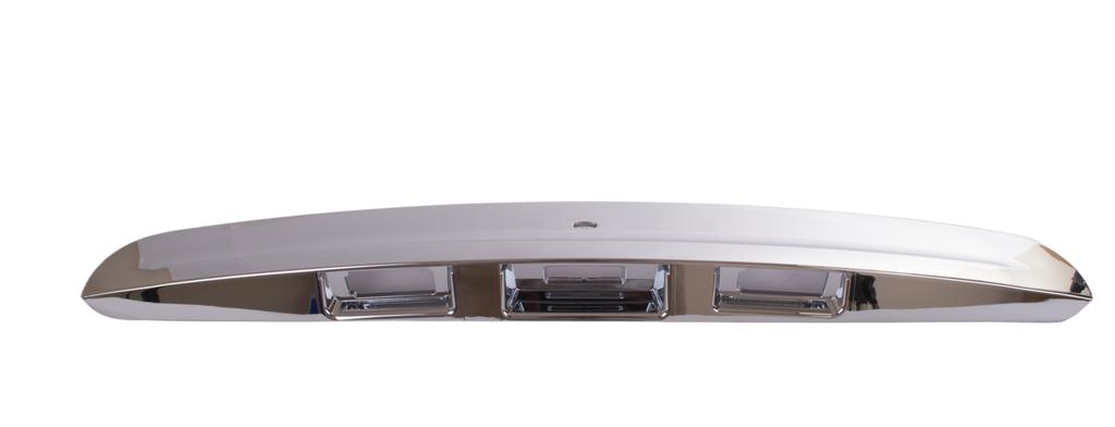 Nissan Qashqai J10 06-13 Tailgate Chrome Strip with Slot for Smart Key, Version Without Cutout for Rear View Camera