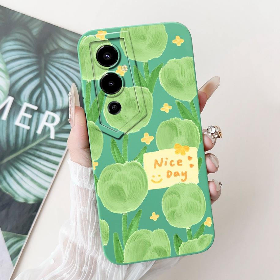 For Tecno Pova 4 LG7n Case Lovely Cartoon Camera Lens Protective Silicon Cover For Tecno Pova 4 Pro LG8n Funda Pova4 4Pro Bumper