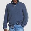 2023 Autumn/Winter Men's European & American Business Casual Zipper Stand Collar Sweater