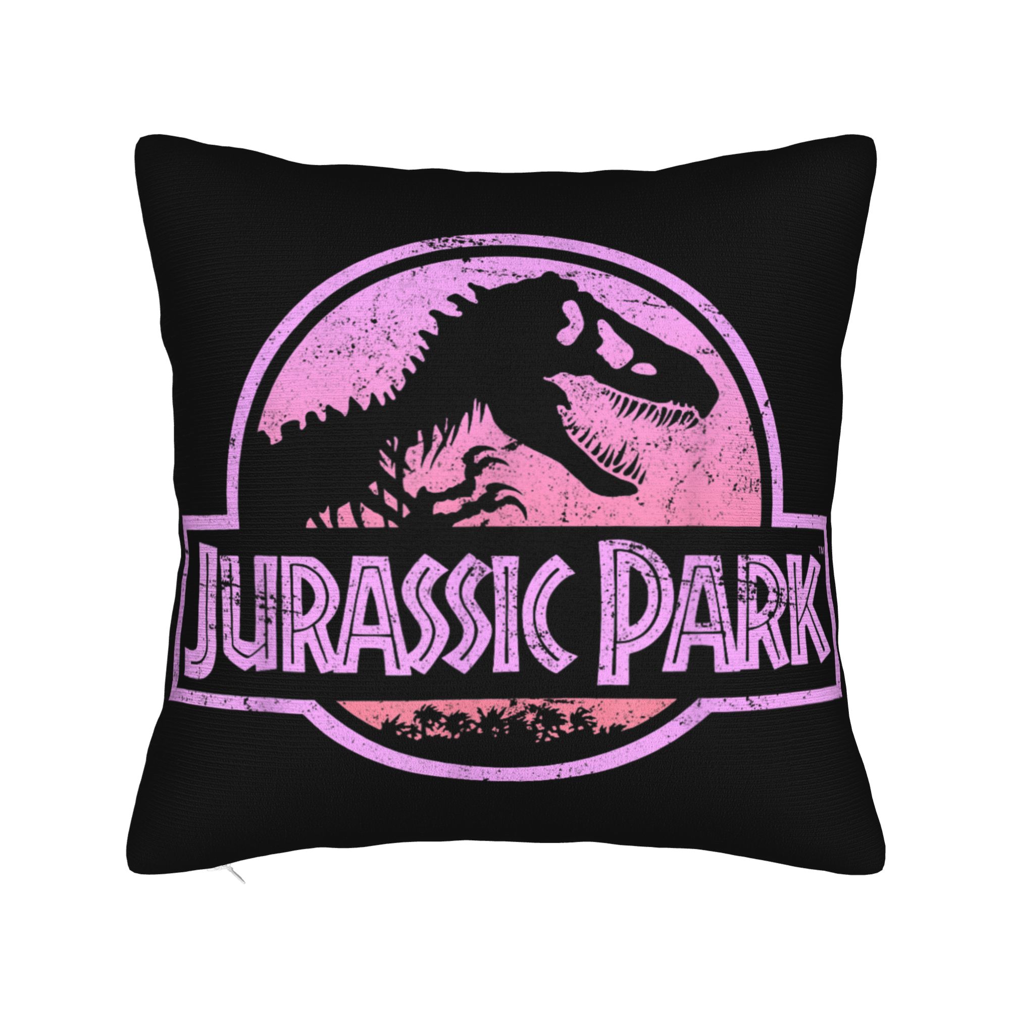 Jurassic-Dinosaur Park Pillow Cover  Morden Pillow Case For Wedding Party Home Decor Custom Cushion Cover Birthday Present 12x12Inch