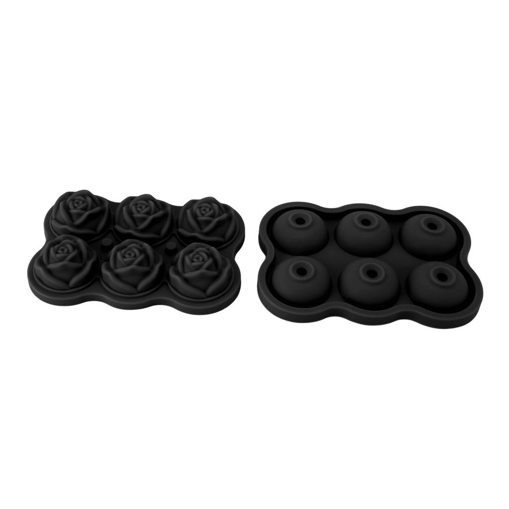 Tray Silicone 6   No BPA Ice Making Accessory with Lid for Cocktail Whisky