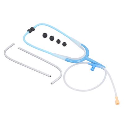 Appareil Sonore Stéthoscope Détection de Bruit Test d'Écoute Stéthoscope Binaural Pour Usage Domestique Bleu