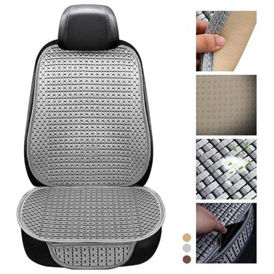 Sommer Auto Abdeckungen Vorne Universal Coolcar Kissen Matte Eis Seide Auto Abdeckung Protector Zurück Abdeckung Für Auto V0z2