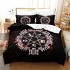 Kpop Hellsing Alucard Bedding Set 3 Piece Duvet Cover Set Gothic Vampire Bedroom Decor All Sizes For Kpop Fans
