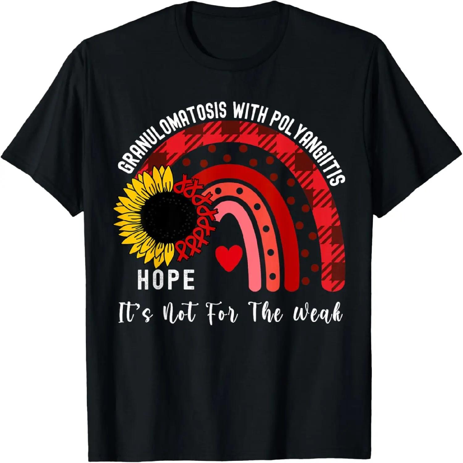 Sunflower Granulomatosis with Polyangiitis Awareness T-Shirt S