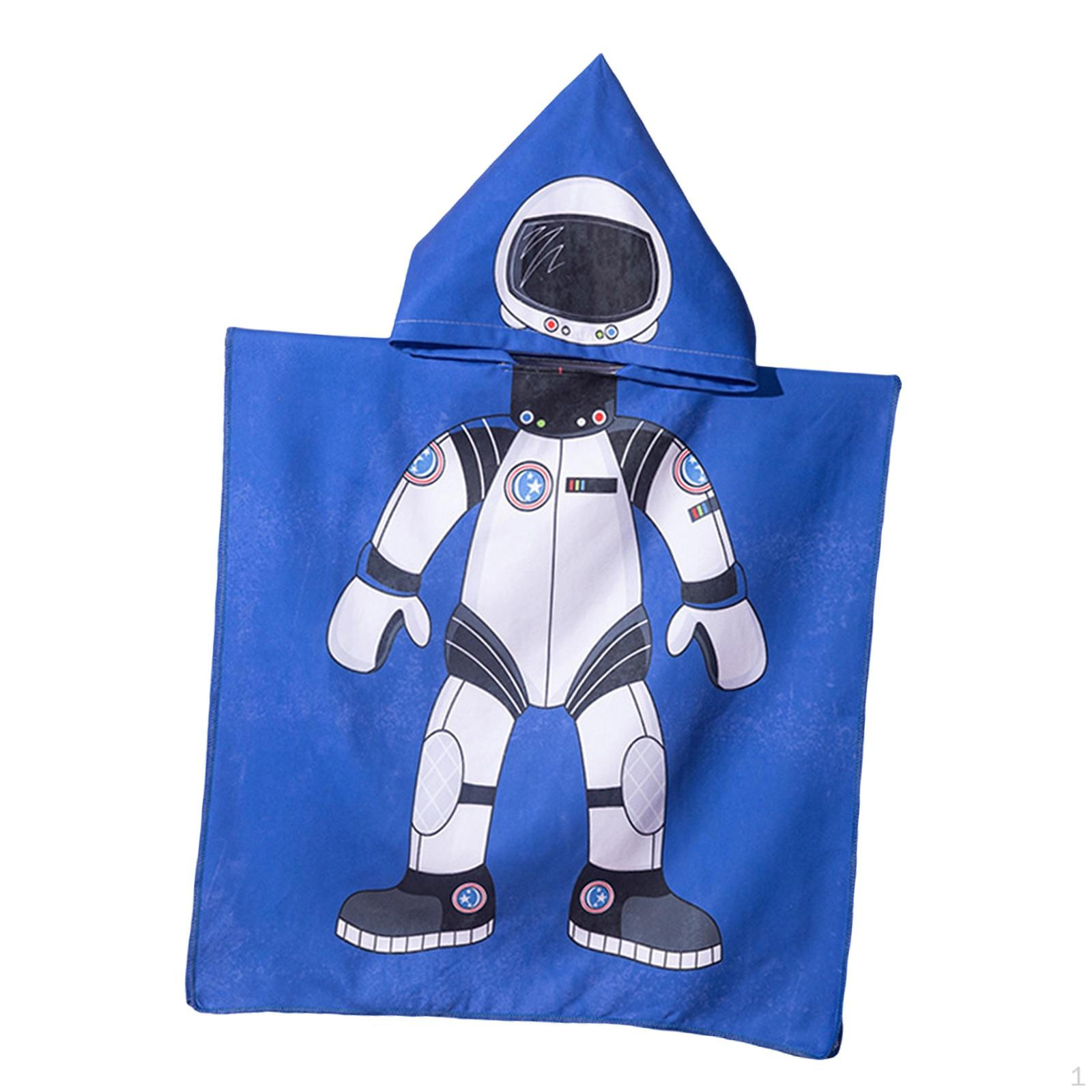 

Детское пляжное полотенце, впитывающий плащ для купания, халат для плавания Astronaut