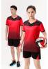 Unisex Volleyball Team Uniform Set - Short Sleeve Jersey and Shorts for Training